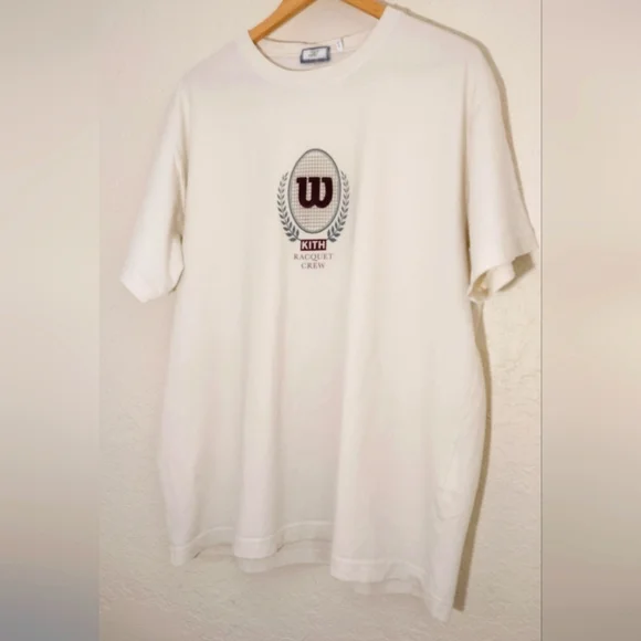 Kith X Wilson 2021 Raquet Crew Tshirt - Picture 2 of 6